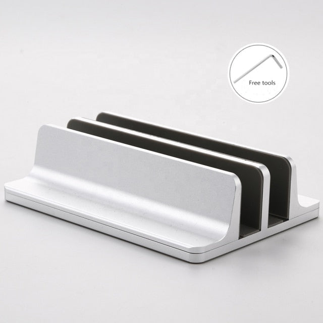 Aluminium Portable Vertical Adjustable Laptop Stand