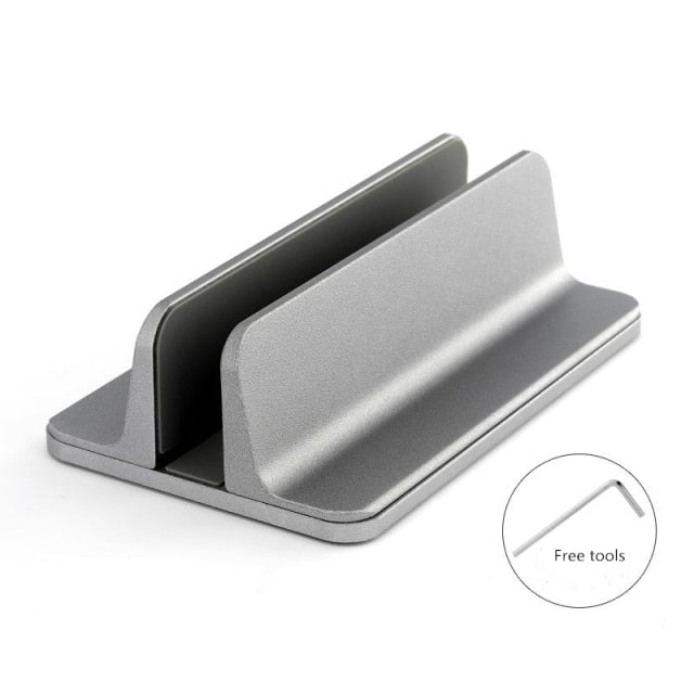 Aluminium Portable Vertical Adjustable Laptop Stand