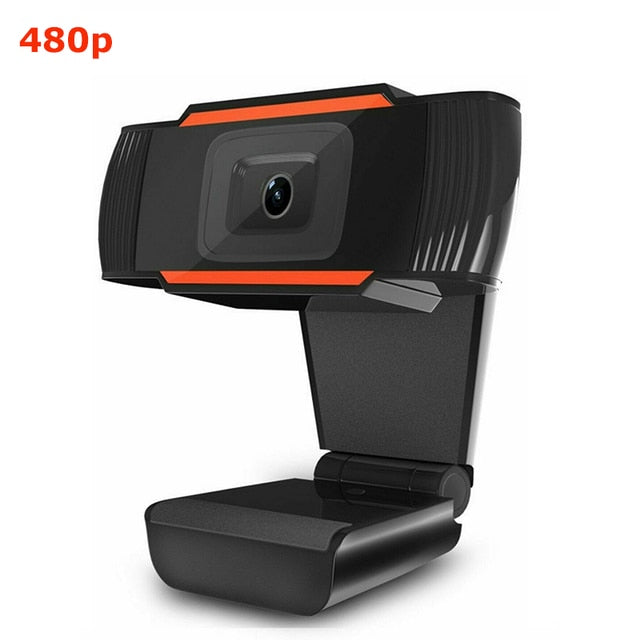 Rotatable PC Desktop HD Webcam with Mic 1080P 480p