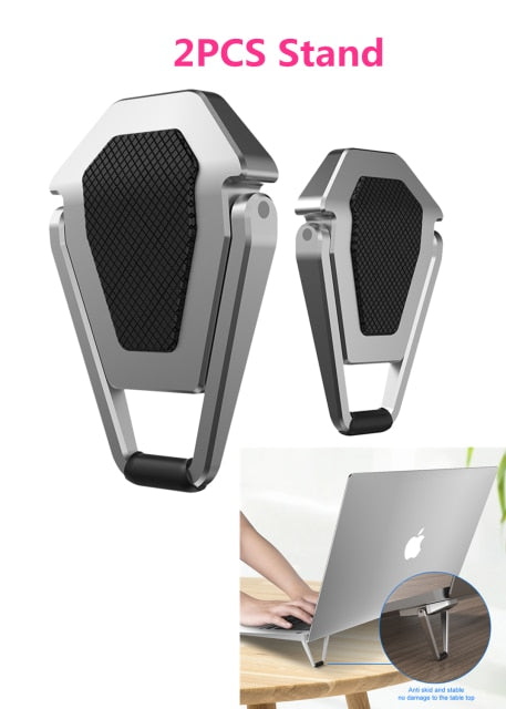 Aluminium Portable Vertical Adjustable Laptop Stand