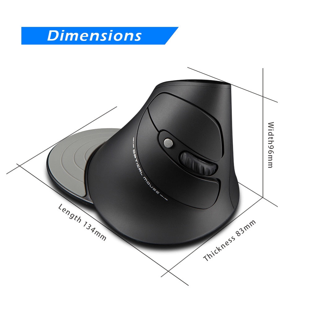 Right Hand USB Wireless Vertical Mouse