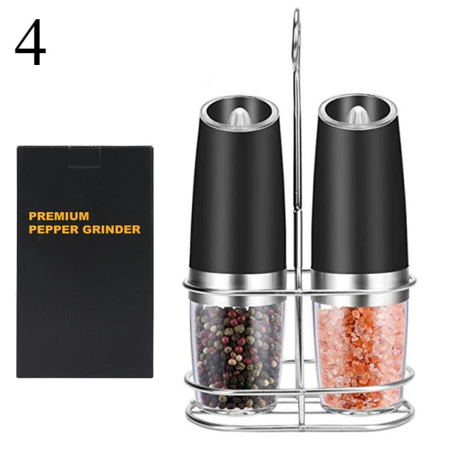 Stainless Steel Electric Salt and Pepper Grinder