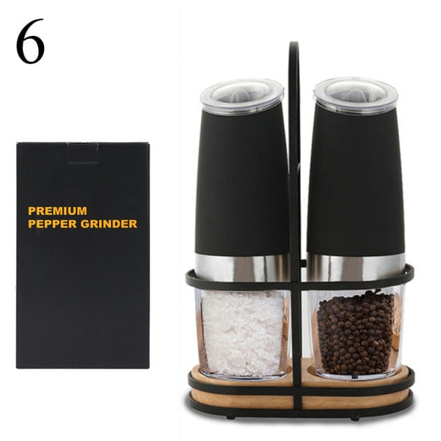 Stainless Steel Electric Salt and Pepper Grinder