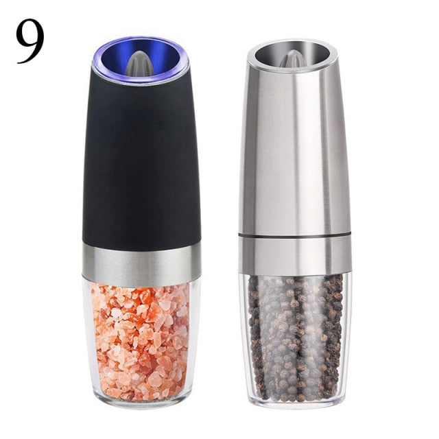 Stainless Steel Electric Salt and Pepper Grinder